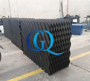 Bloque terminado de módulos de sedimentación tipo colmena