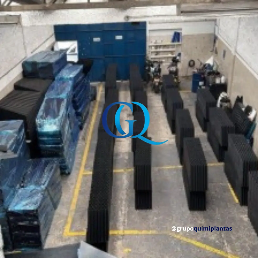 Producción de módulos de sedimentación en planta