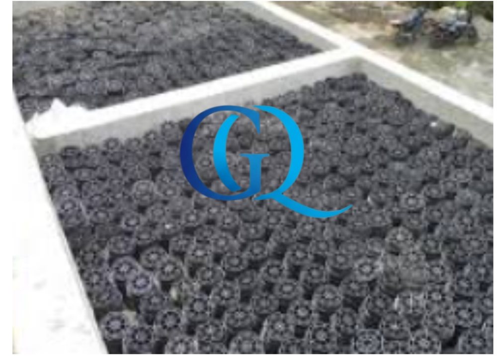 Vista general de tanques con Rosetones Bio-Pack listos para instalación